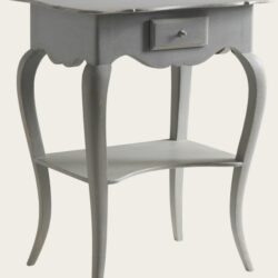 BEDSIDE TABLE WITH CURVED LEGS