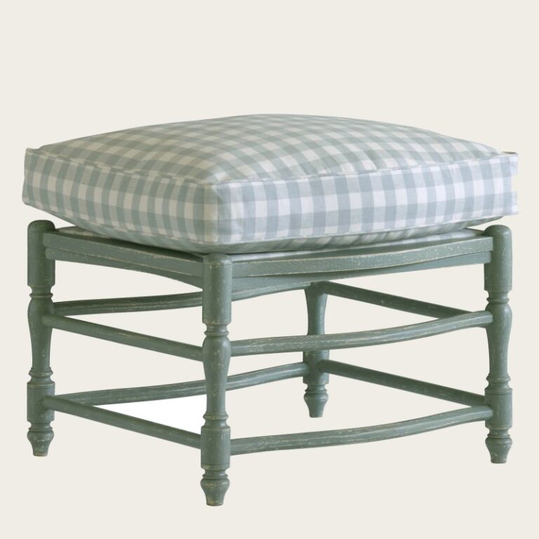 PROVENCE FOOTSTOOL WITH CURVED BASE