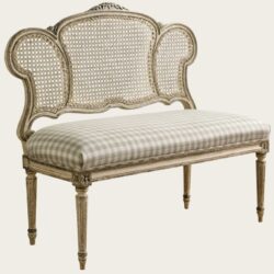 SOFA WITH CANED BACK
