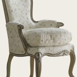 BERGÈRE CHAIR WITH ORNATE CARVING