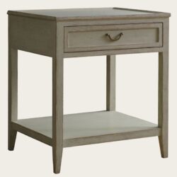 SIDE TABLE WITH ONE DRAWER & BOTTOM SHELF LOW