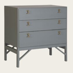 CHEST WITH THREE DRAWERS & T-BAR HANDLES