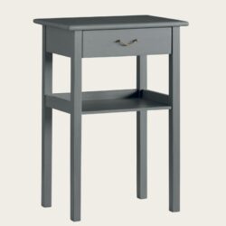 SIDE TABLE WITH ONE DRAWER & SHELF