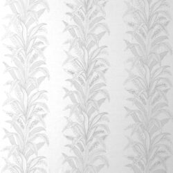 PALM COURT ON WHITE VOILE