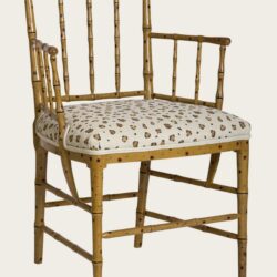 FAUX BAMBOO ARMCHAIR